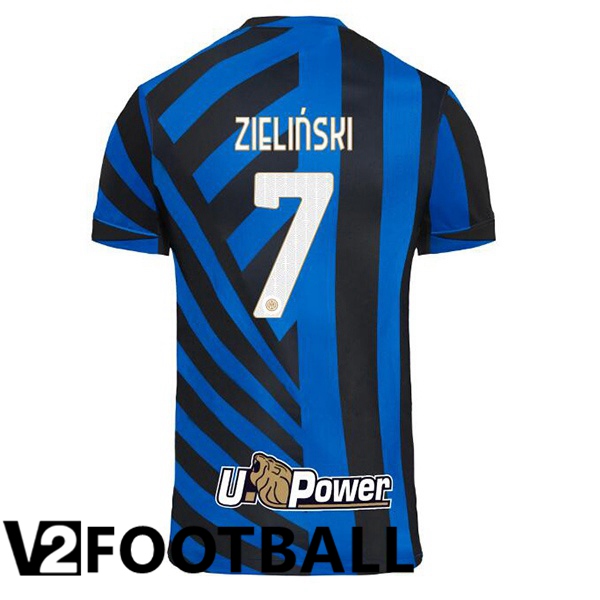 Inter Milan (ZIELIŃSKI 7) Home Soccer Shirt Blue 2024/2025