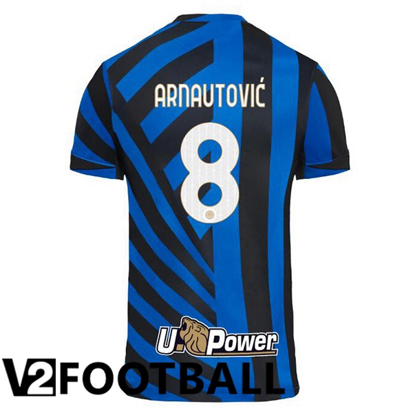 Inter Milan (ARNAUTOVIĆ 8) Home Soccer Shirt Blue 2024/2025