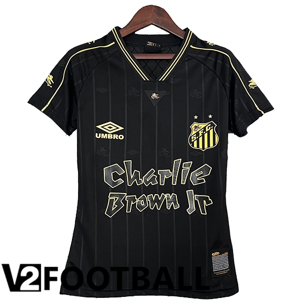 Santos FC Women Soccer Shirt Special Edition Black 2024/2025