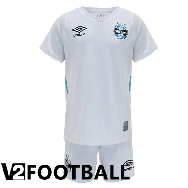 Gremio Kids Away Soccer Shirt White 2024/2025