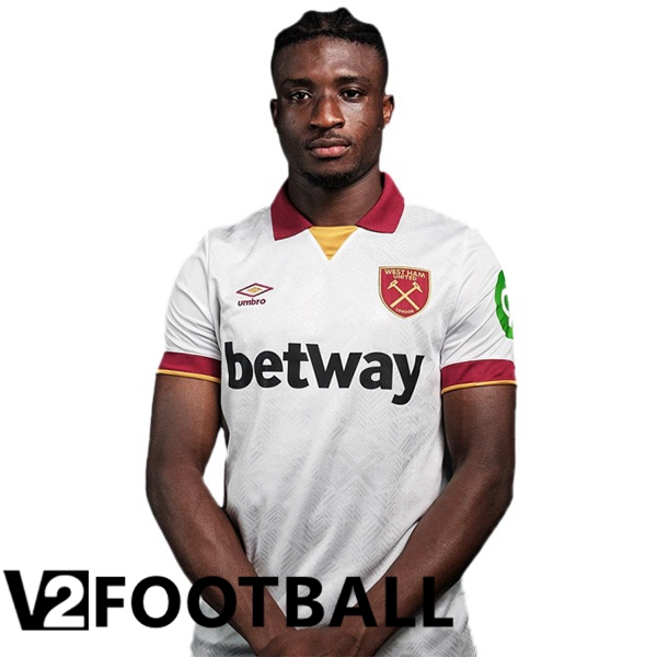 West Ham United Third Soccer Shirt White 2024/2025