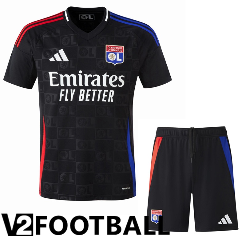 lyon OL Away kit Soccer Shirt + Shorts 2024/2025