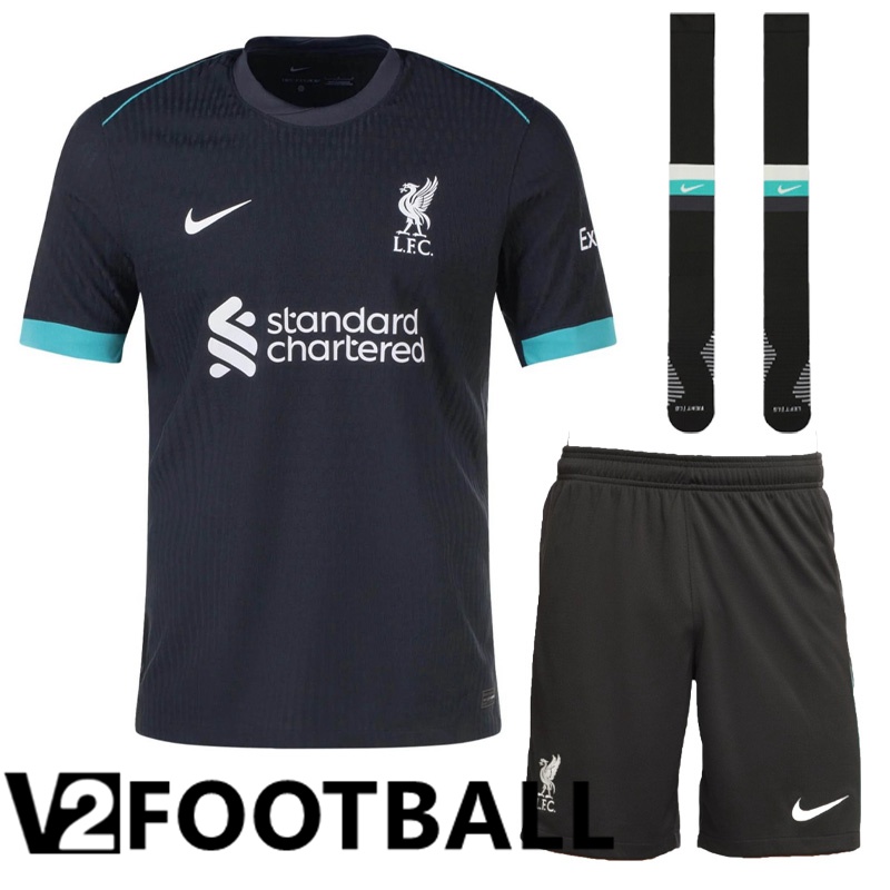 FC Liverpool Away kit Soccer Shirt (Shorts + Socks) 2024/2025