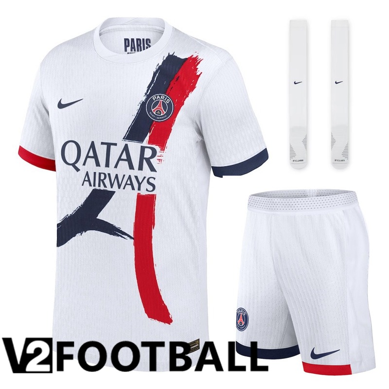 Paris PSG Away kit Soccer Shirt (Shorts + Socks) 2024/2025