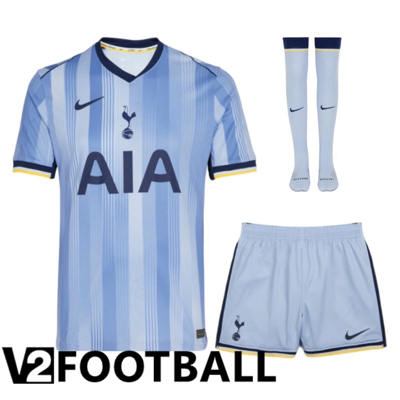 Tottenham Hotspurs Away kit Soccer Shirt (Shorts + Socks) 2024/2025