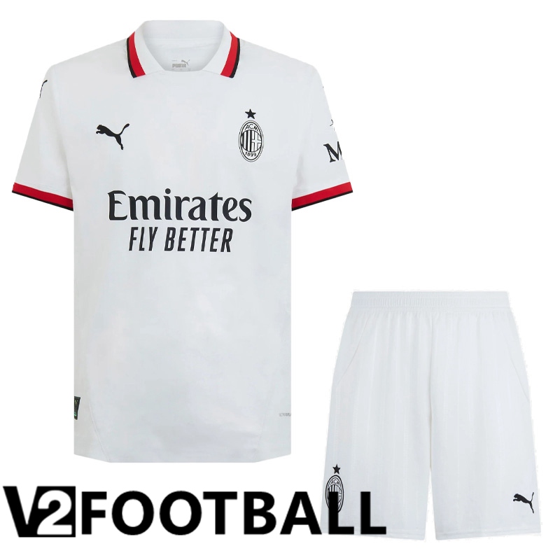 AC Milan Away kit Soccer Shirt + Shorts 2024/2025