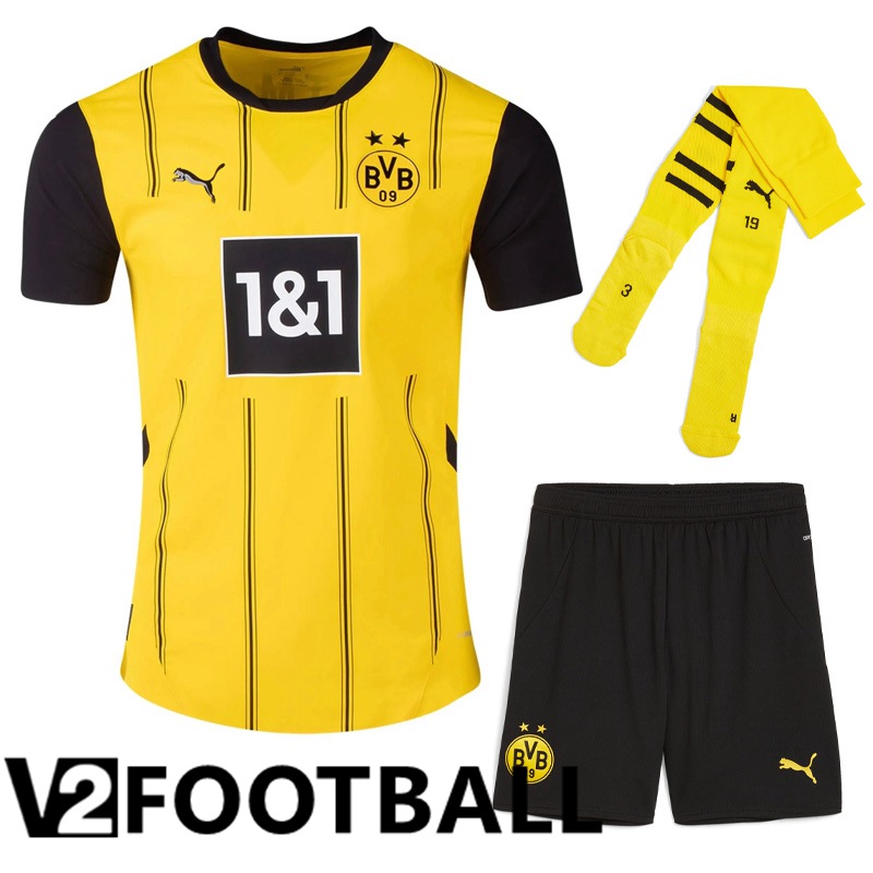 Dortmund BVB Home kit Soccer Shirt (Shorts + Socks) 2024/2025