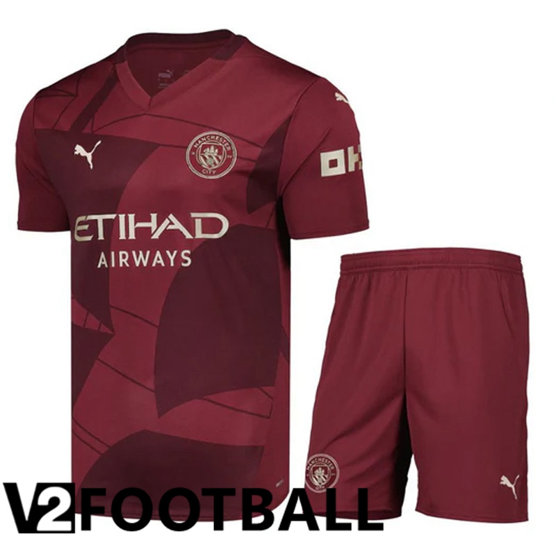 Manchester City Third kit Soccer Shirt + Shorts 2024/2025