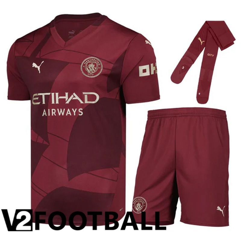 Manchester City Third kit Soccer Shirt (Shorts + Socks) 2024/2025