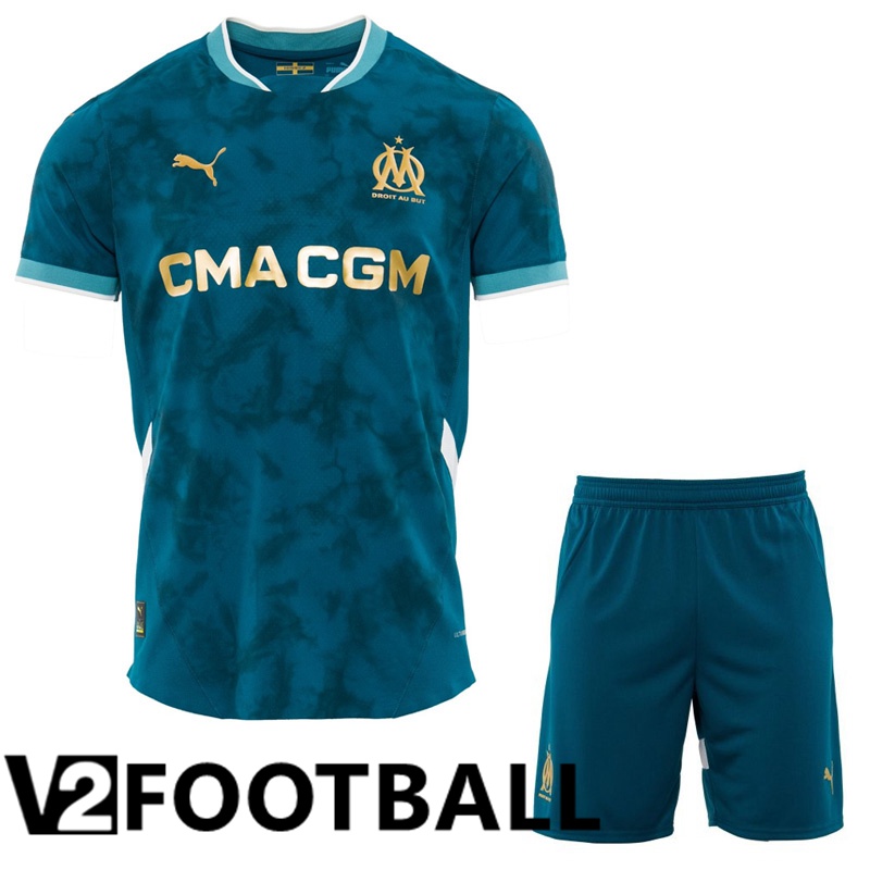 Marseille OM Away kit Soccer Shirt + Shorts 2024/2025