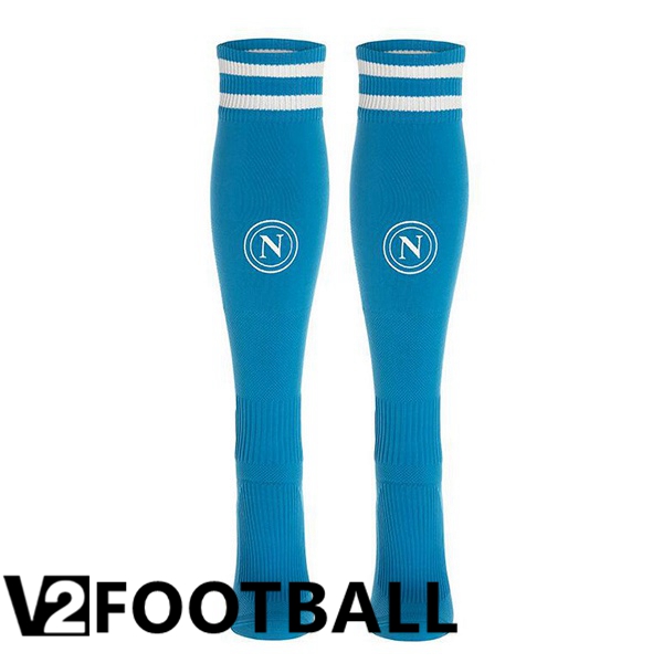 SSC Napoli Home Soccer Socks Blue 2024/2025