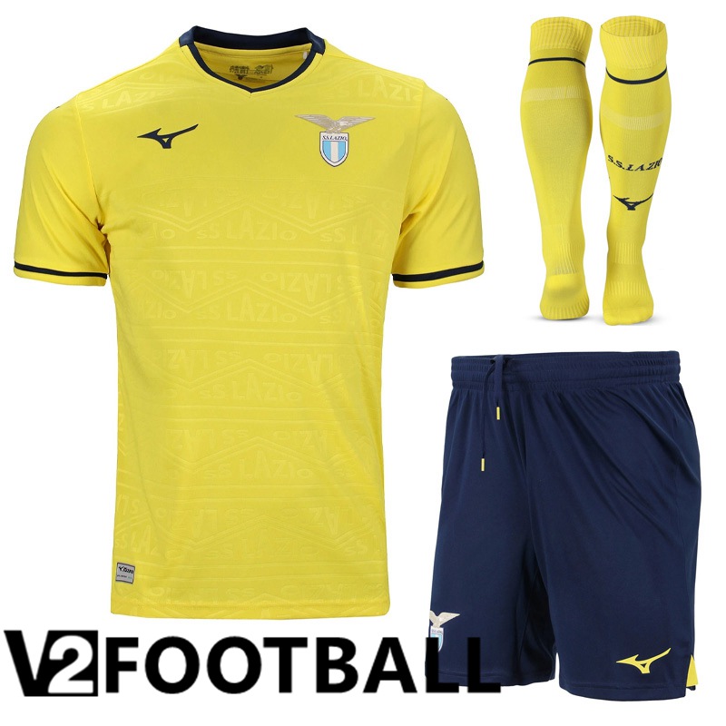 Lazio Away kit Soccer Shirt (Shorts + Socks) 2024/2025