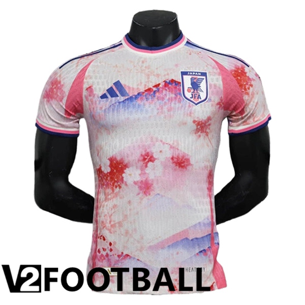 Japan Soccer Shirt Special Edition White/Pink 2024/2025