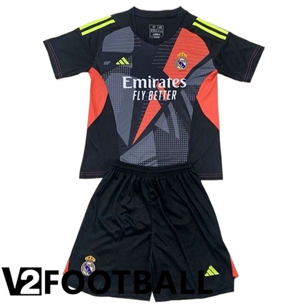 Real Madrid Kids Goalkeeper Soccer Shirt Away Soccer Shirt 2024/2025