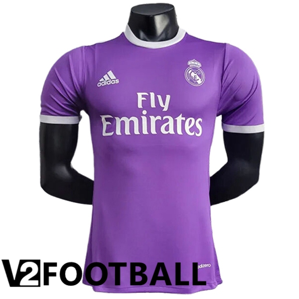 Real Madrid Retro Away Soccer Shirt 2016/2017