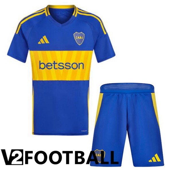 Boca Juniors Kids Home Soccer Shirt Blue 2024/2025