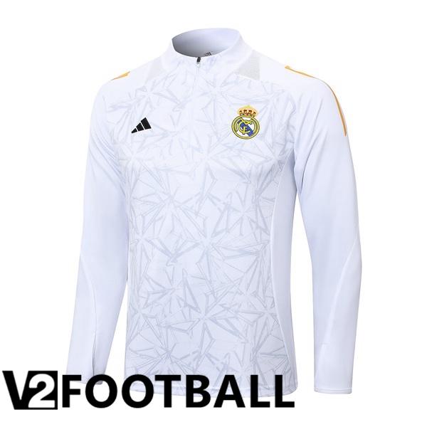 Real Madrid Training Sweatshirt White 2024/2025