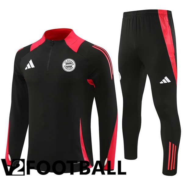 Bayern Munich Kids kit Training Tracksuit Black 2024/2025