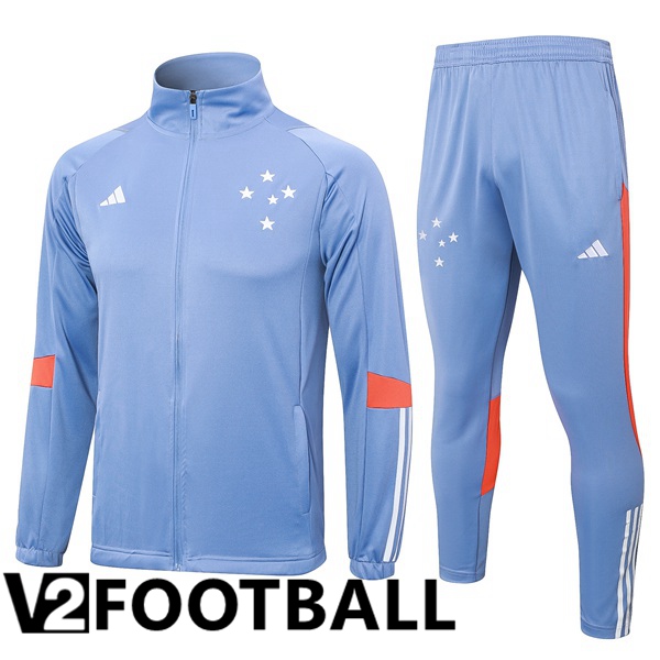 Cruzeiro EC kit Training Tracksuit - Jacket Grey 2024/2025