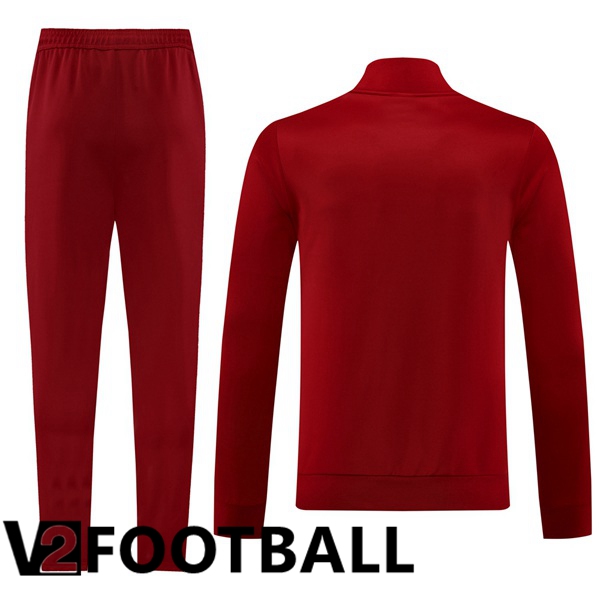 AS Rome kit Training Tracksuit - Jacket Red 2024/2025