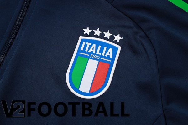 Italy kit Training Tracksuit - Jacket Blue Royal 2024/2025