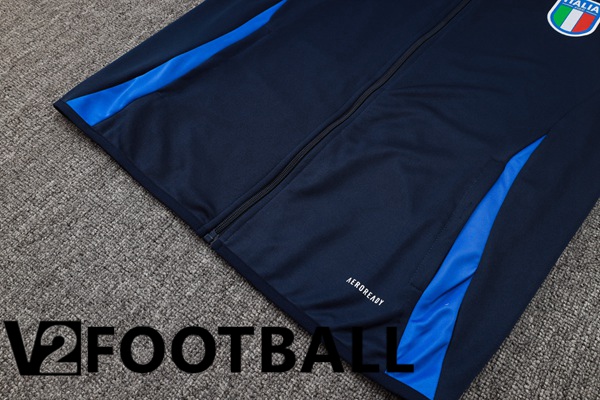 Italy kit Training Tracksuit - Jacket Blue Royal 2024/2025