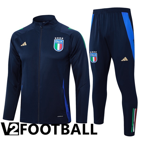 Italy kit Training Tracksuit - Jacket Blue Royal 2024/2025