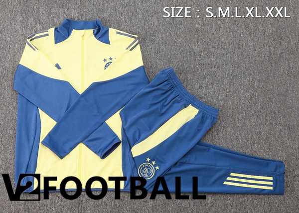 AFC Ajax kit Training Tracksuit - Jacket Yellow 2024/2025