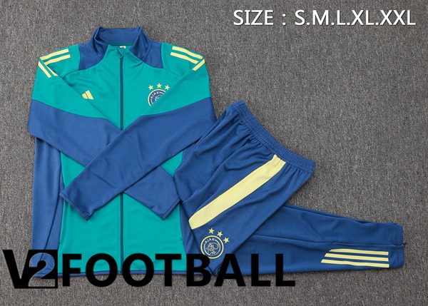 AFC Ajax kit Training Tracksuit - Jacket Green 2024/2025