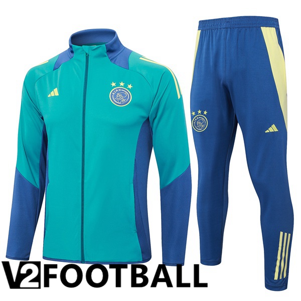 AFC Ajax kit Training Tracksuit - Jacket Green 2024/2025