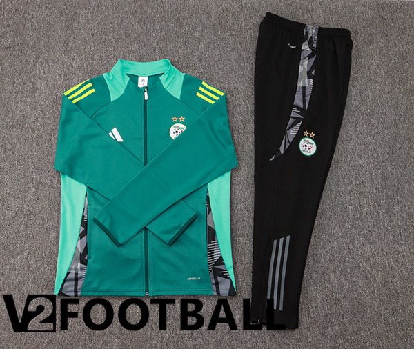 Algeria kit Training Tracksuit - Jacket Green 2024/2025