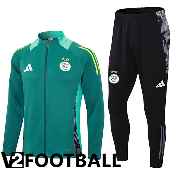 Algeria kit Training Tracksuit - Jacket Green 2024/2025