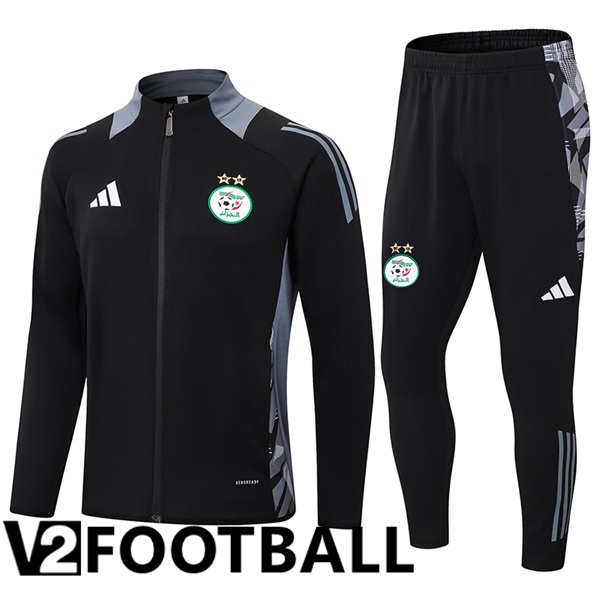 Algeria kit Training Tracksuit - Jacket Black 2024/2025