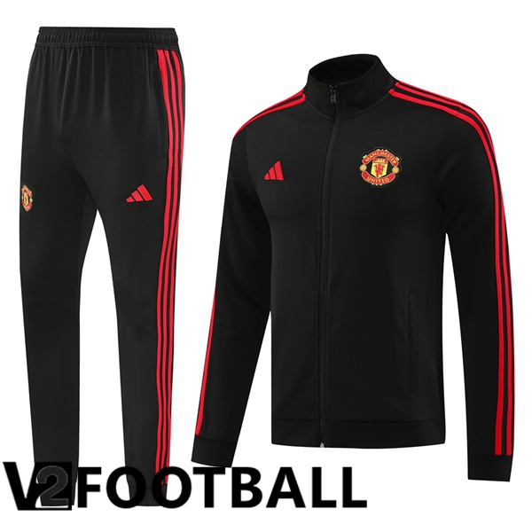 Manchester United kit Training Tracksuit - Jacket Black 2024/2025