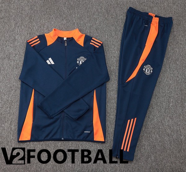 Manchester United kit Training Tracksuit - Jacket Blue Royal 2024/2025