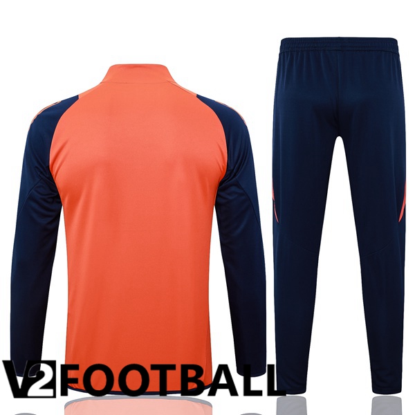 Manchester United kit Training Tracksuit - Jacket Orange 2024/2025