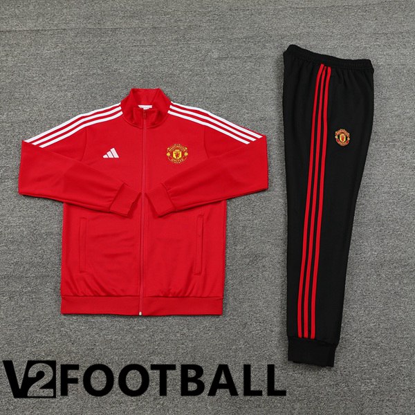 Manchester United kit Training Tracksuit - Jacket Red 2024/2025