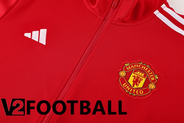 Manchester United kit Training Tracksuit - Jacket Red 2024/2025