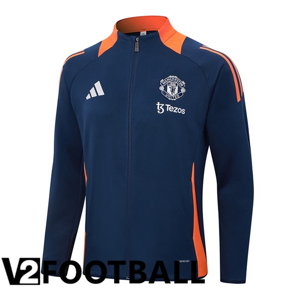 Manchester United Training Jacket Blue Royal 2024/2025