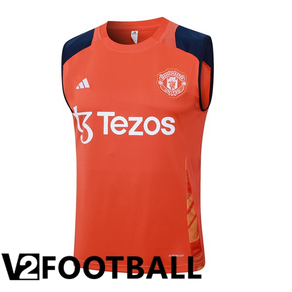 Manchester United Gilet Soccer Orange 2024/2025