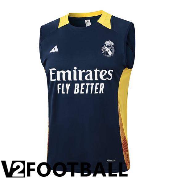 Real Madrid Gilet Soccer Blue Royal 2024/2025