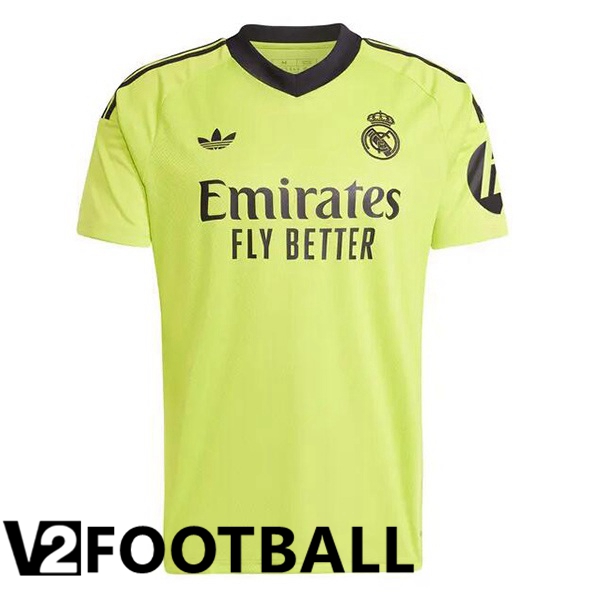 Real Madrid Goalkeeper Soccer Shirt Yellow 2024/2025