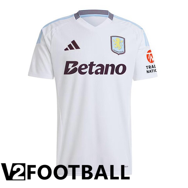 Aston Villa Away Soccer Shirt White 2024/2025