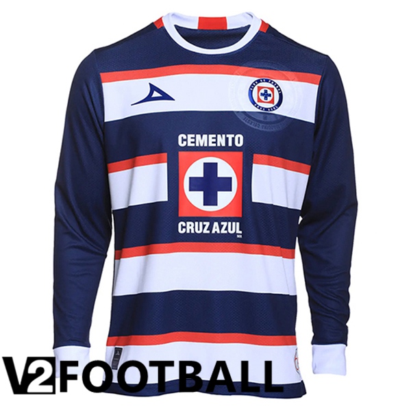 Cruz Azul Goalkeeper Soccer Shirt Long sleeve Black 2024/2025