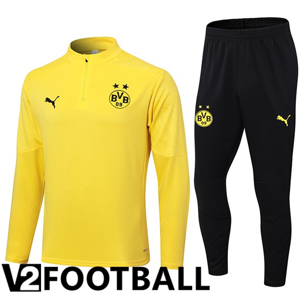 Dortmund BVB Kids kit Training Tracksuit Yellow 2024/2025