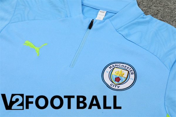 Manchester City Kids kit Training Tracksuit Blue 2024/2025