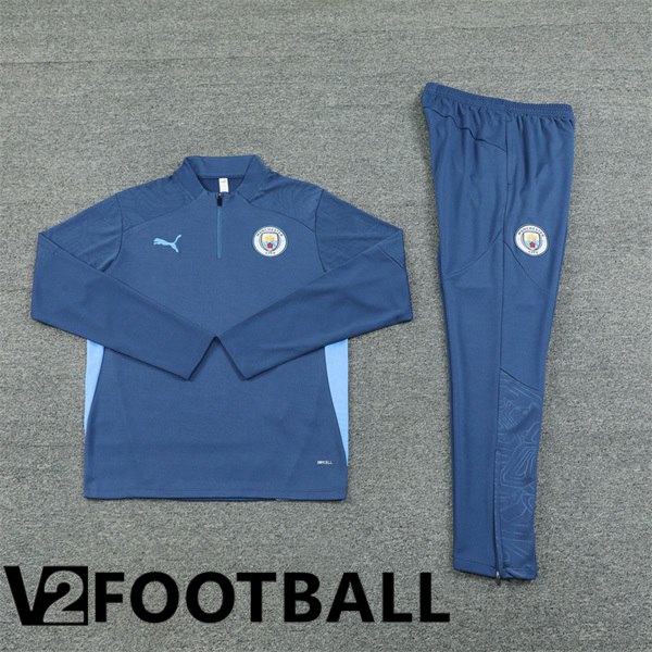 Manchester City Kids kit Training Tracksuit Blue Royal 2024/2025