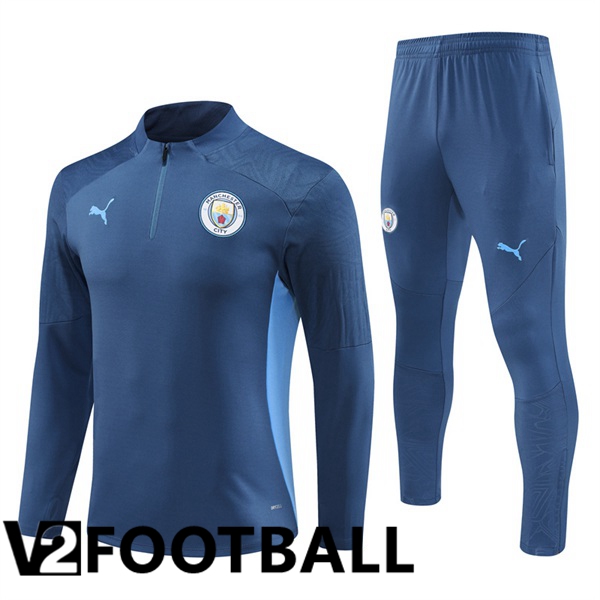 Manchester City Kids kit Training Tracksuit Blue Royal 2024/2025