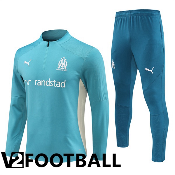 Marseille OM Kids kit Training Tracksuit Green 2024/2025