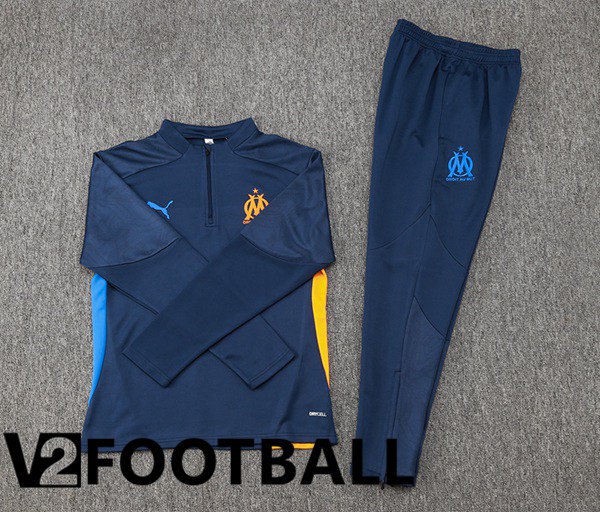 Marseille OM Kids kit Training Tracksuit Blue Royal 2024/2025